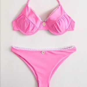 Pink Underwire Bikini